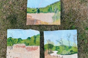 Cas Holmes Momigami landschappen