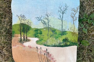 Cas Holmes Momigami landschappen