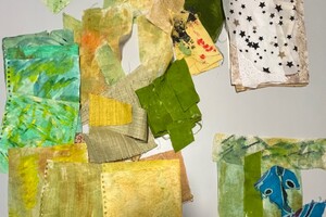 de papiertjes zijn gekreukt