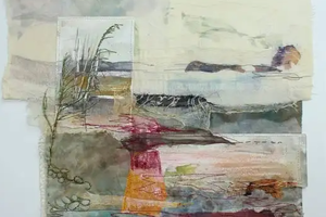 Cas Holmes Momigami landschappen