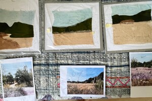 Cas Holmes Momigami landschappen