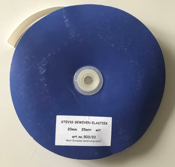 stevige elastiek 2 cm.