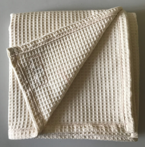 sporthanddoek biokatoen wafelstof