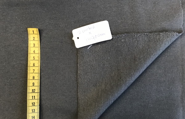 coupon muisgrijze zachte winterfleece