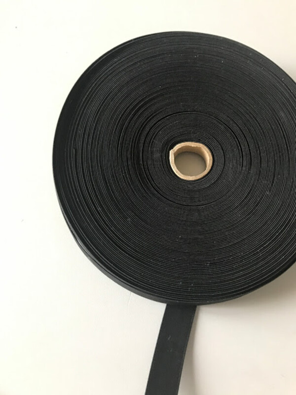 smalle elastiek zwart en wit 
