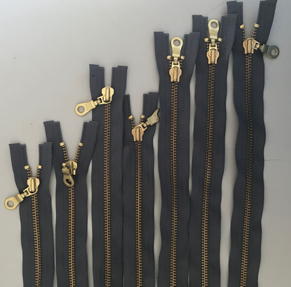 YKK lang deelbaar rits goud